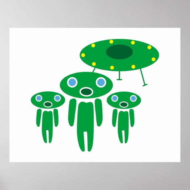 Poster arrivée des Aliens (Devant)