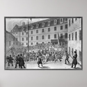 Poster Arrivée des convicts chez Bicetre