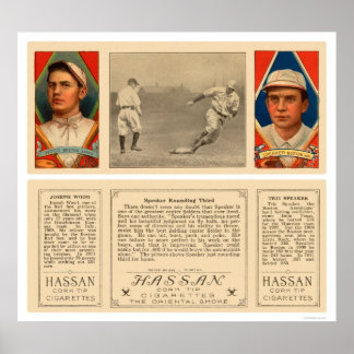 Poster Arrondissement du troisième baseball 1912
