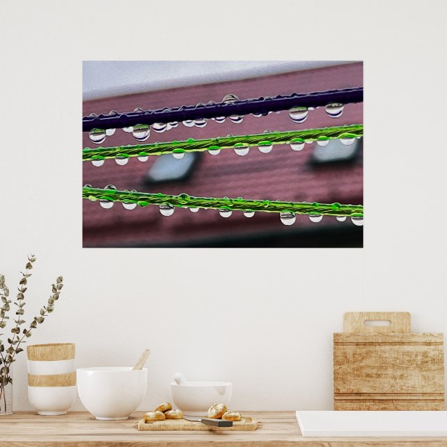 Poster Arrosage sur cordes (Cuisine)