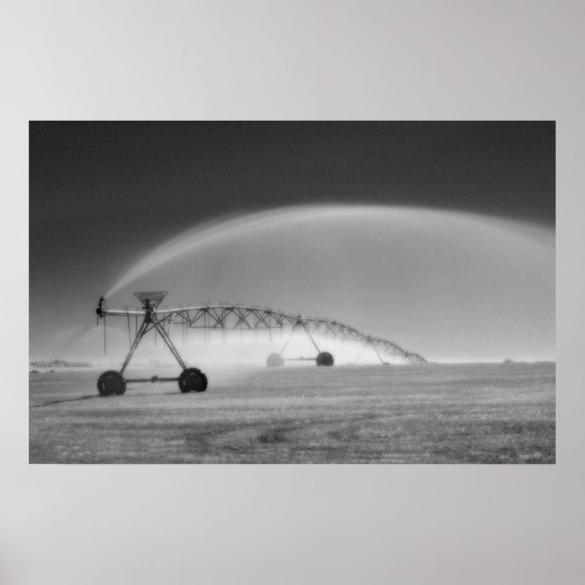 Poster arroseur à pivot infrarouge à l'est de loveland co (Devant)