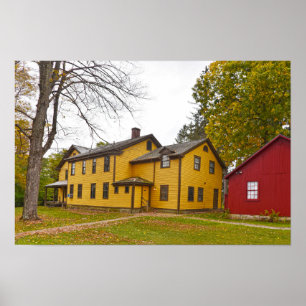 Poster Arrowhead, la maison d'Herman Melville, Pittsfield