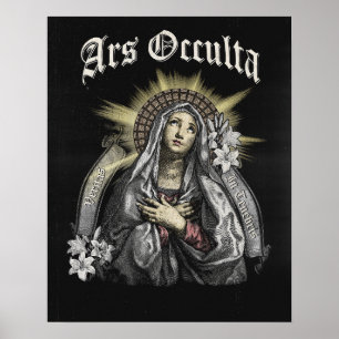 Poster Ars Occulta - Design gothique