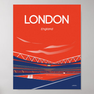 Poster arsenal de Londres Emirates Stadium