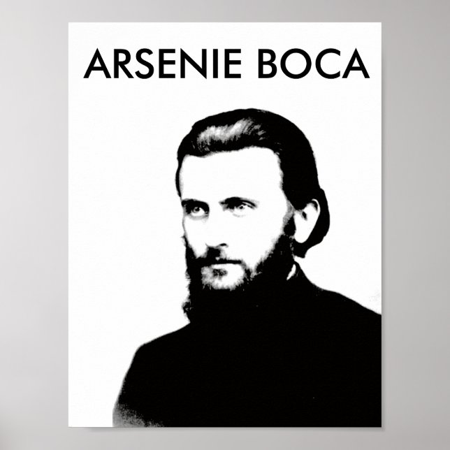 Poster arsenie boca roumanie saint symbole religieux égli (Devant)
