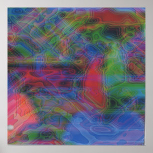 POSTER ART ABSTRAIT