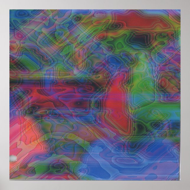 POSTER ART ABSTRAIT (Devant)