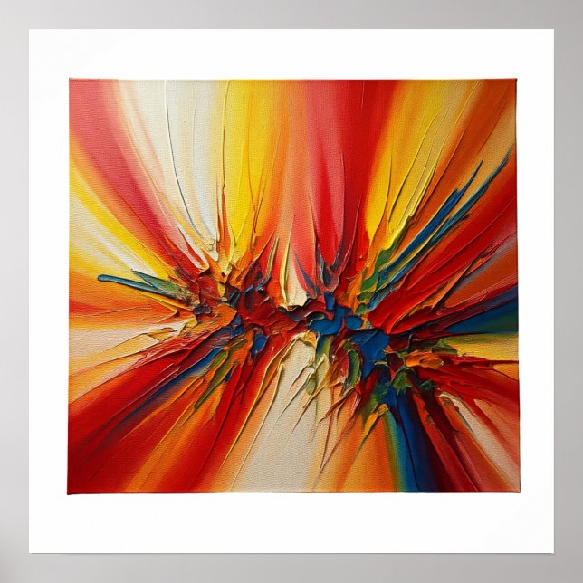 Poster Art Abstrait (Devant)