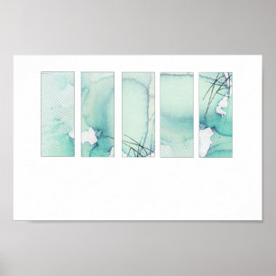 Poster art abstrait