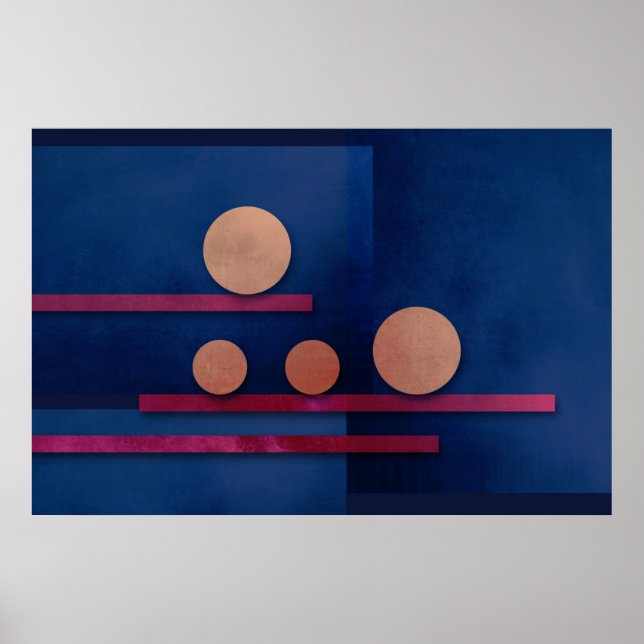 Poster Art Abstrait 006 (Devant)