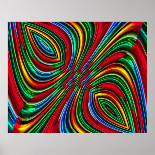 Poster art Abstrait 133 (Devant)