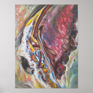 Poster Art Abstrait - Aile de papillon