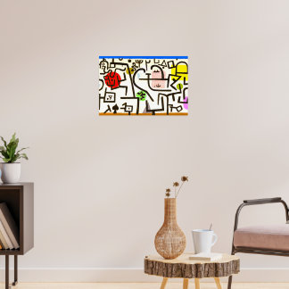 Poster Art Abstrait du port riche