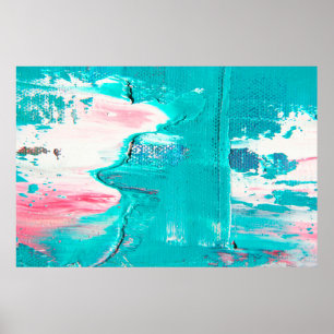 Poster art abstrait, fine, peinture, arrière - plan, canv