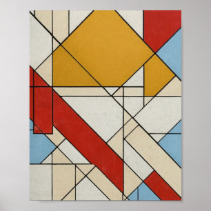 Poster Art Abstrait géométrique