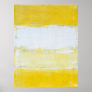 Poster Art Abstrait gris et jaune 'Snap Shot'