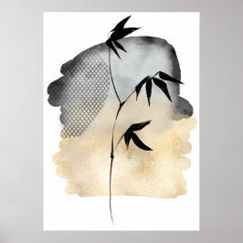 Poster Art Abstrait japonais