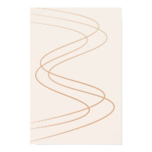 Art abstrait jaune et beige / minimaliste