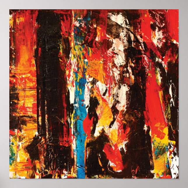 Poster Art Abstrait moderne (Devant)