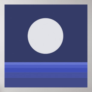 Poster art abstrait moderne