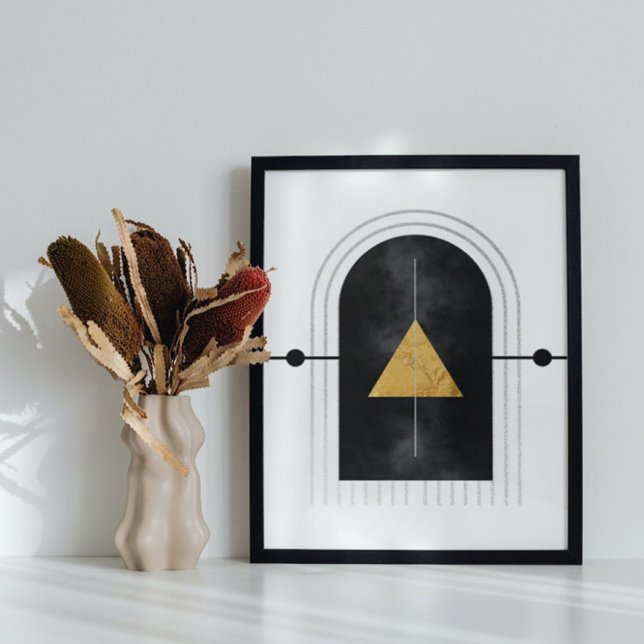 Poster Art Abstrait moderne minimaliste du milieu du sièc (Créateur téléchargé)