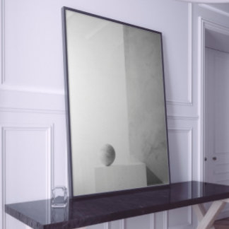 Poster Art Abstrait monochrome