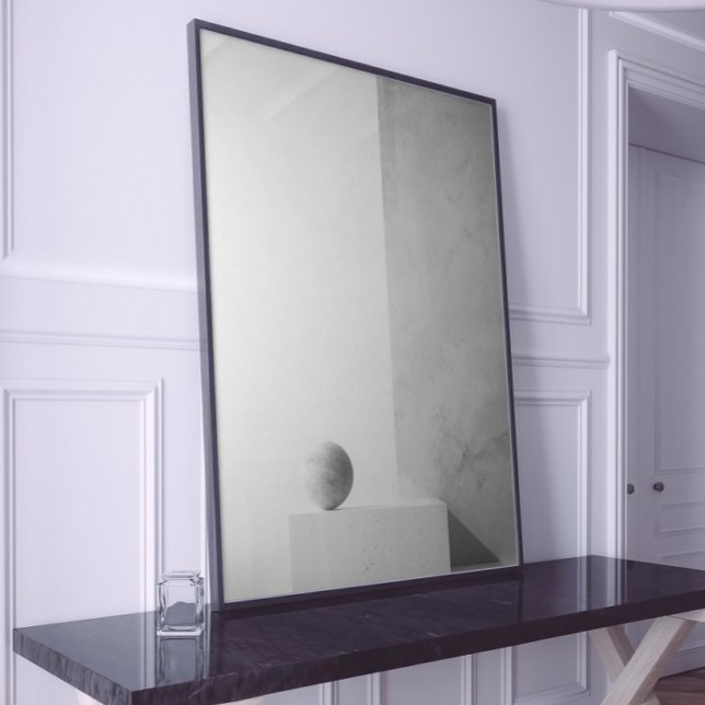 Poster Art Abstrait monochrome (Créateur téléchargé)