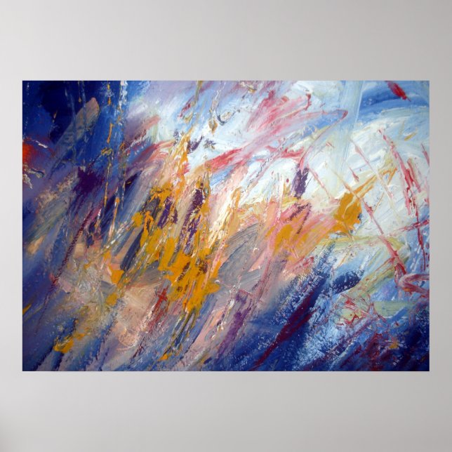 Poster Art Abstrait Original (Devant)