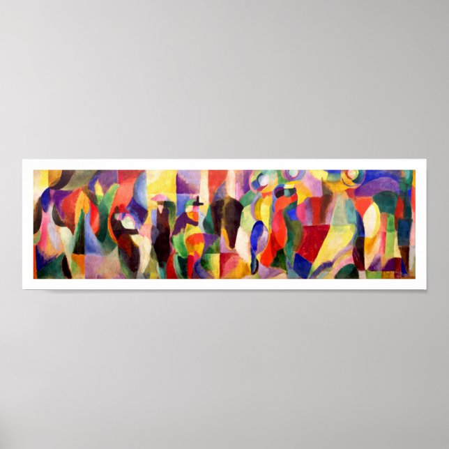 Poster Art Abstrait par Sonia Delaunay - Tango Bal Bullie (Devant)