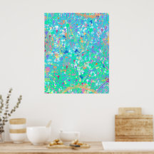 Art abstrait : Petites créatures marines