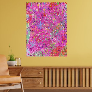 Poster Art abstrait : Rêves d'été
