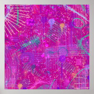 Poster Art Abstrait : Une véritable personnalité