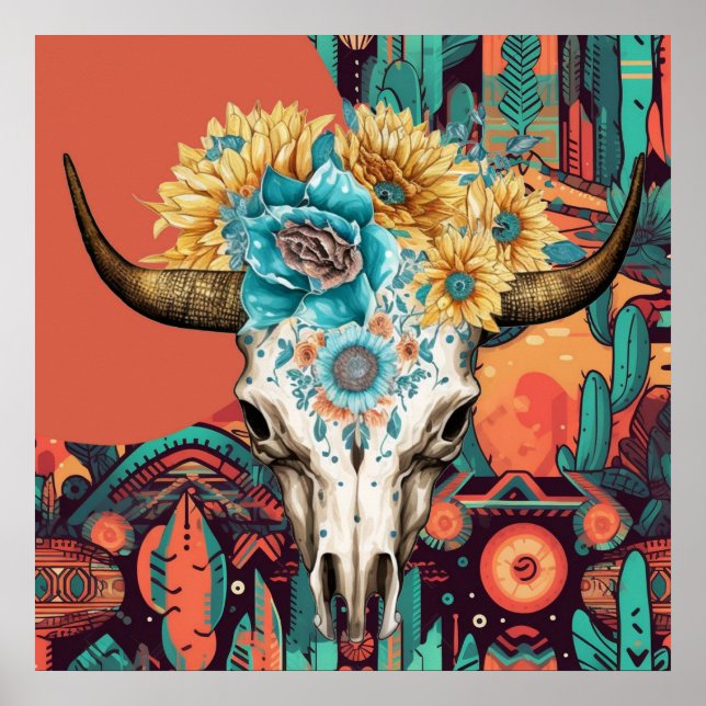 Poster Art amérindien (Devant)