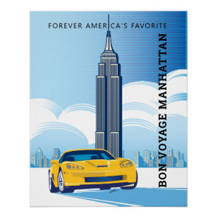 POSTER ART AUTO ZEE-O-SIX ÉLÉGANT