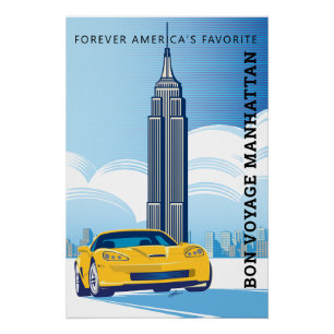 POSTER ART AUTO ZEE-O-SIX ÉLÉGANT