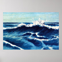 Art Blue Ocean Waves