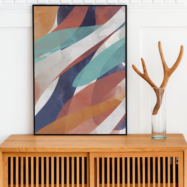 Poster Art Bohémien, Peinture Du Milieu Du Siècle, Tons T (Créateur téléchargé)