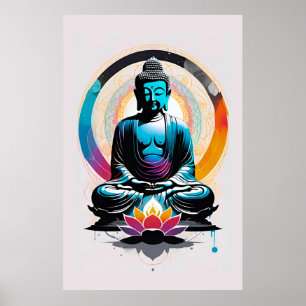 Poster Art Bouddha Zen 