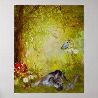 Art Chien d'Imaginaire Chien Allemand Berger