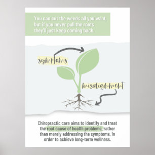Poster Art chiropratique, chiropraticien, chiropratique
