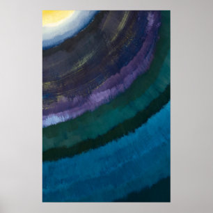 Poster Art Coloré Abstrait Lines