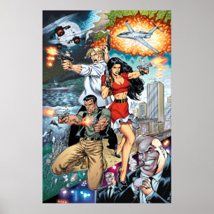 Poster art comique d'action de ragoût de B@stard par Al