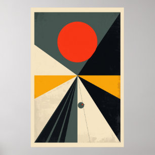 Poster Art contemporain du Bauhaus