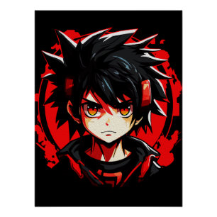 Poster Art créatif d'anime pour mur   Garçons 11