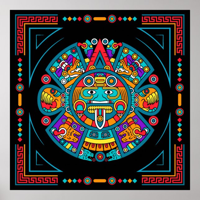 Poster Art culturel mexicain (Devant)