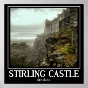 Poster Art d'affiche de l'Ecosse de château de Stirling