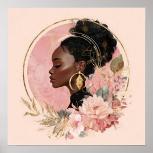 Poster Art d'autonomisation des femmes noires