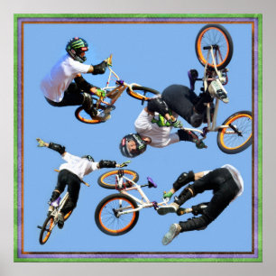 Poster Art de BMX, Copyright Karen J Williams
