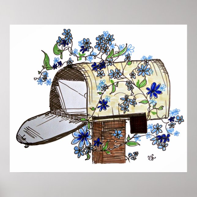 Poster Art de boîte aux lettres de livraison (Devant)