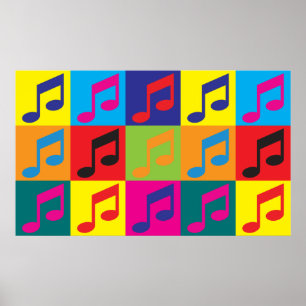 Poster Art de bruit de musique